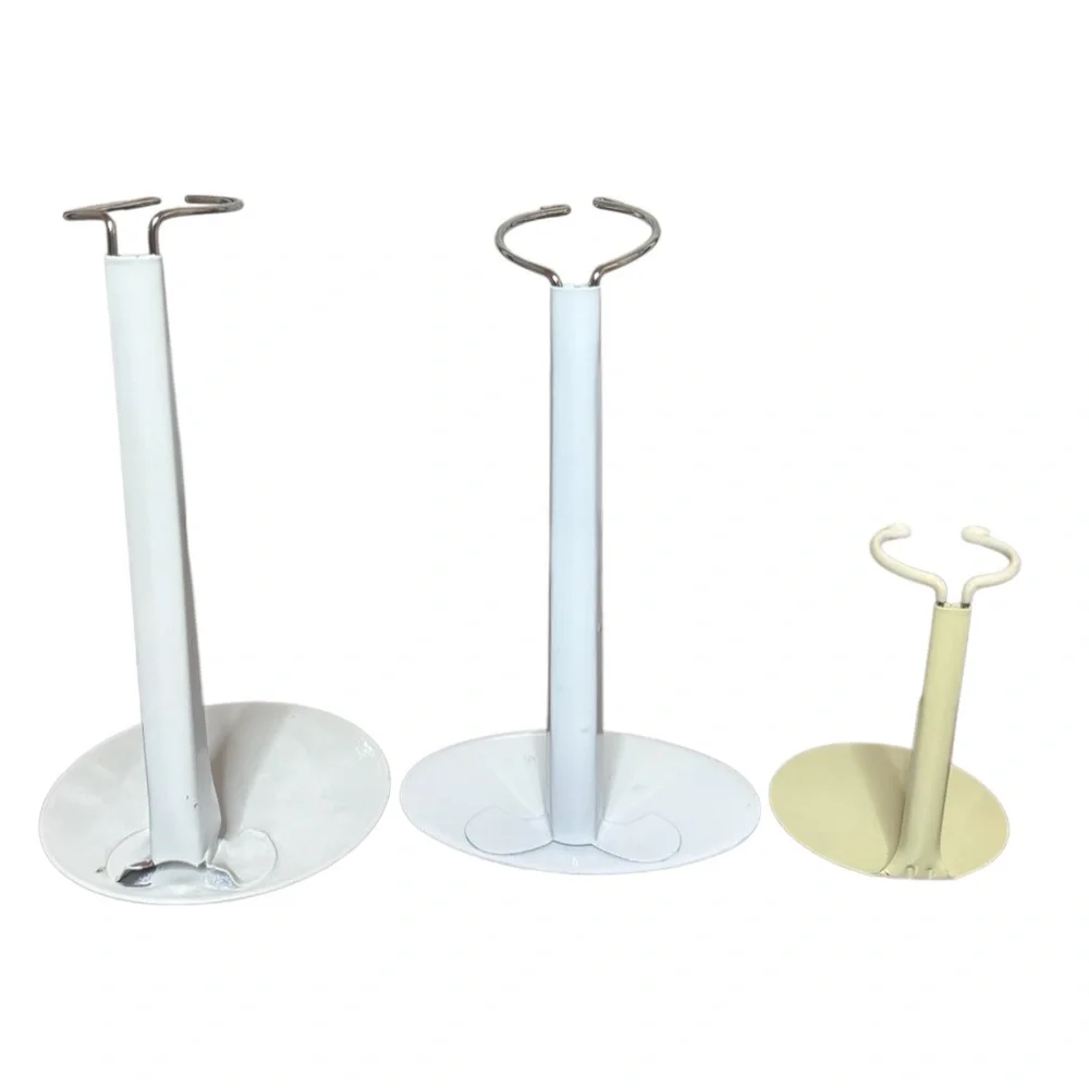 Doll Stands Set 3 Pc Vintage Adjustable Height Doll Stand Doll House Accessories